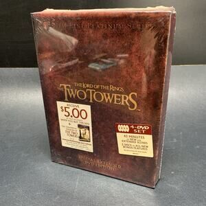Vtg The Lord of The Rings: The Two Towers (DVD, 2003, Extended Edition) Sealed